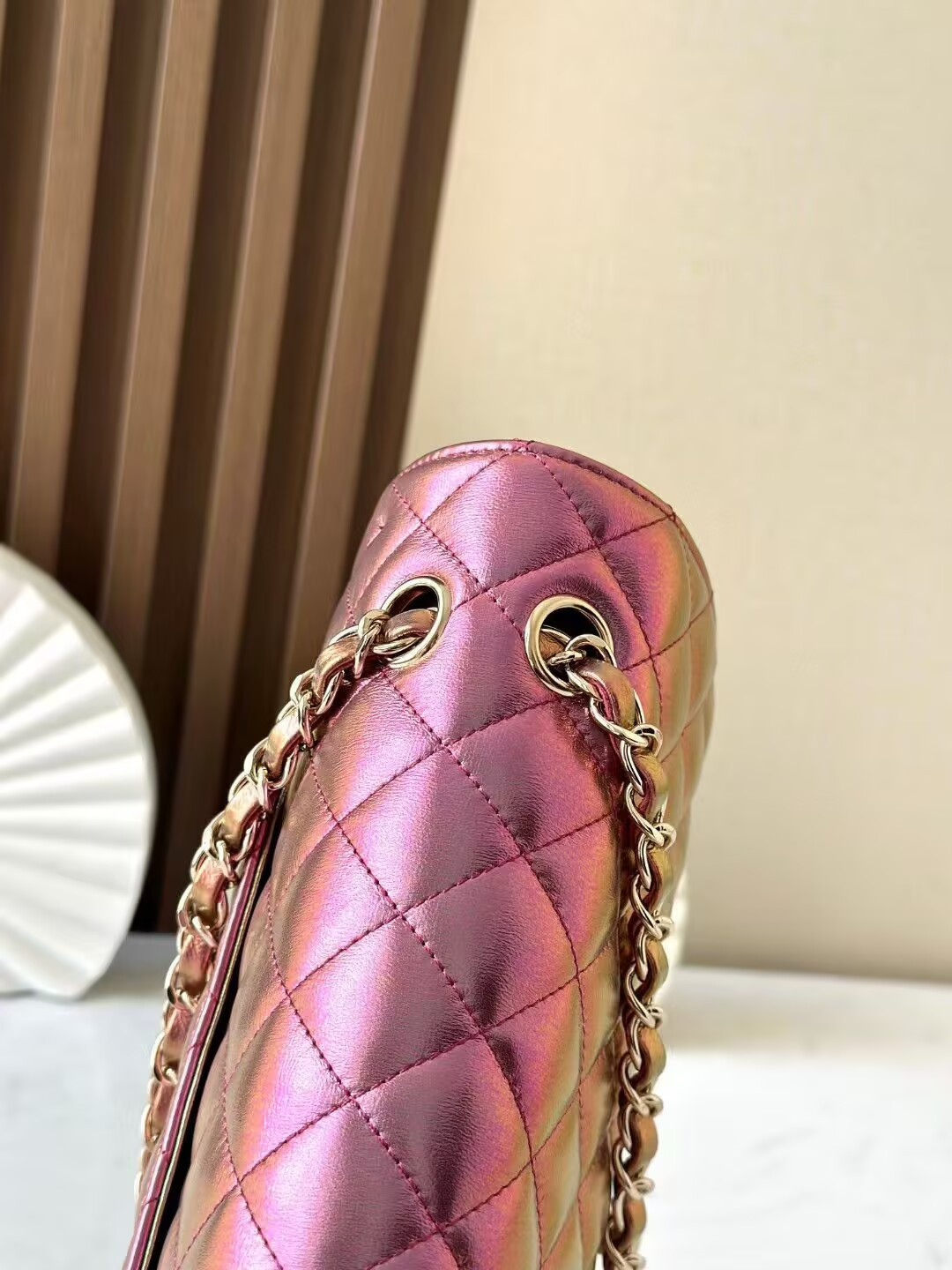 Ch*el classic flap handbag cf 25.5x15x6cm