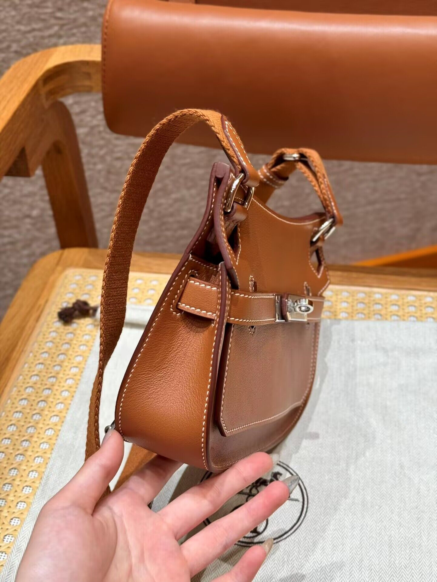 H**mes mini jypsiere 23×17×5cm