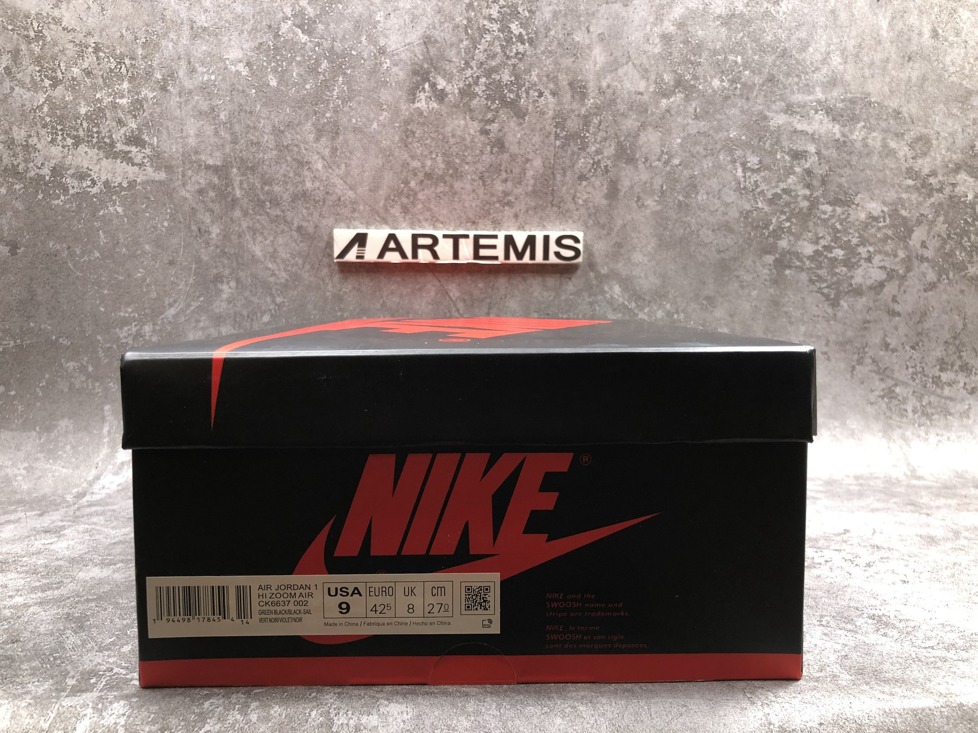 Air Jordan 1 Retro High Zoom Black Green