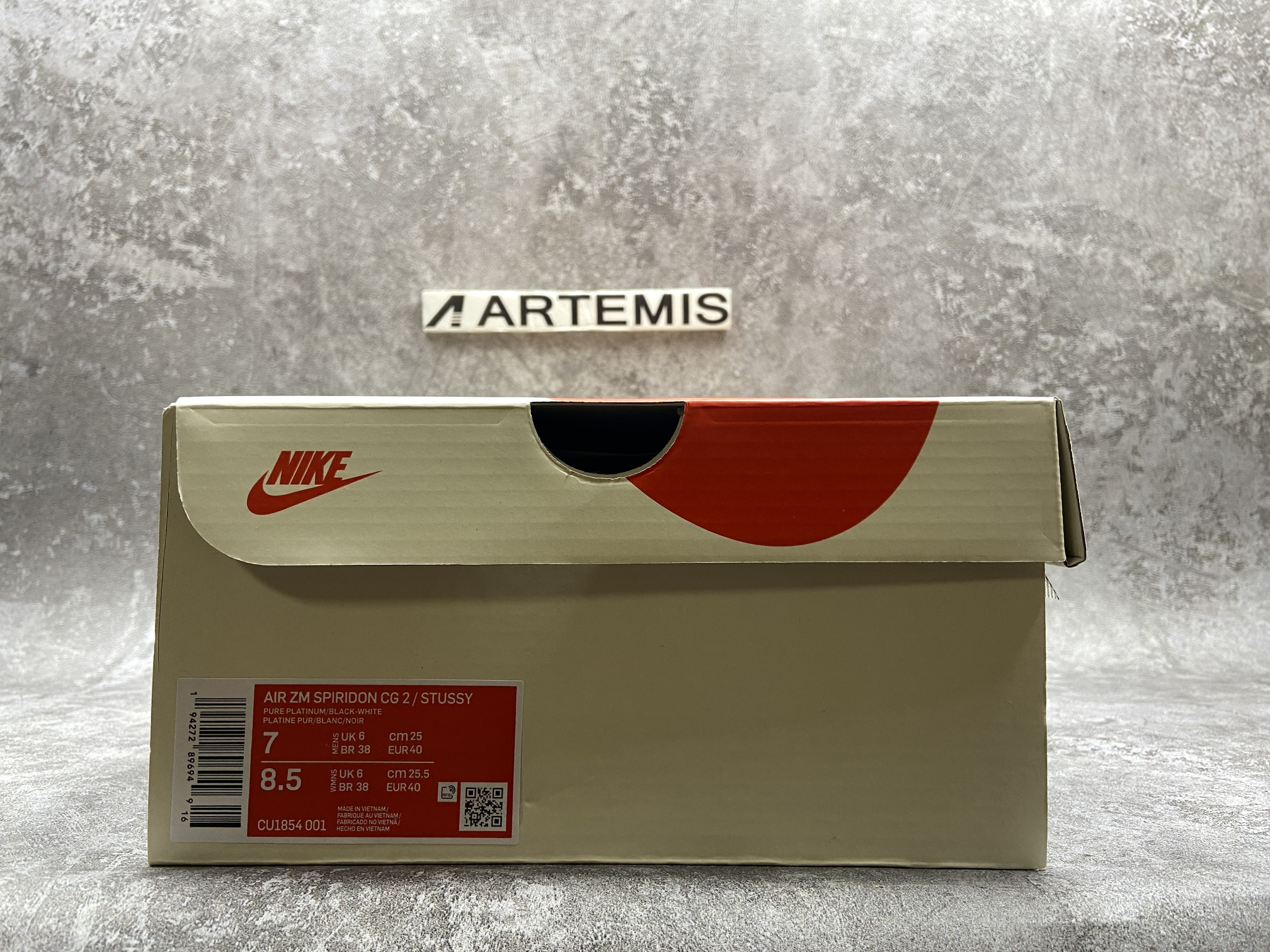 Nike Air Zoom Spiridon Cage 2 Stussy Pure Platinum