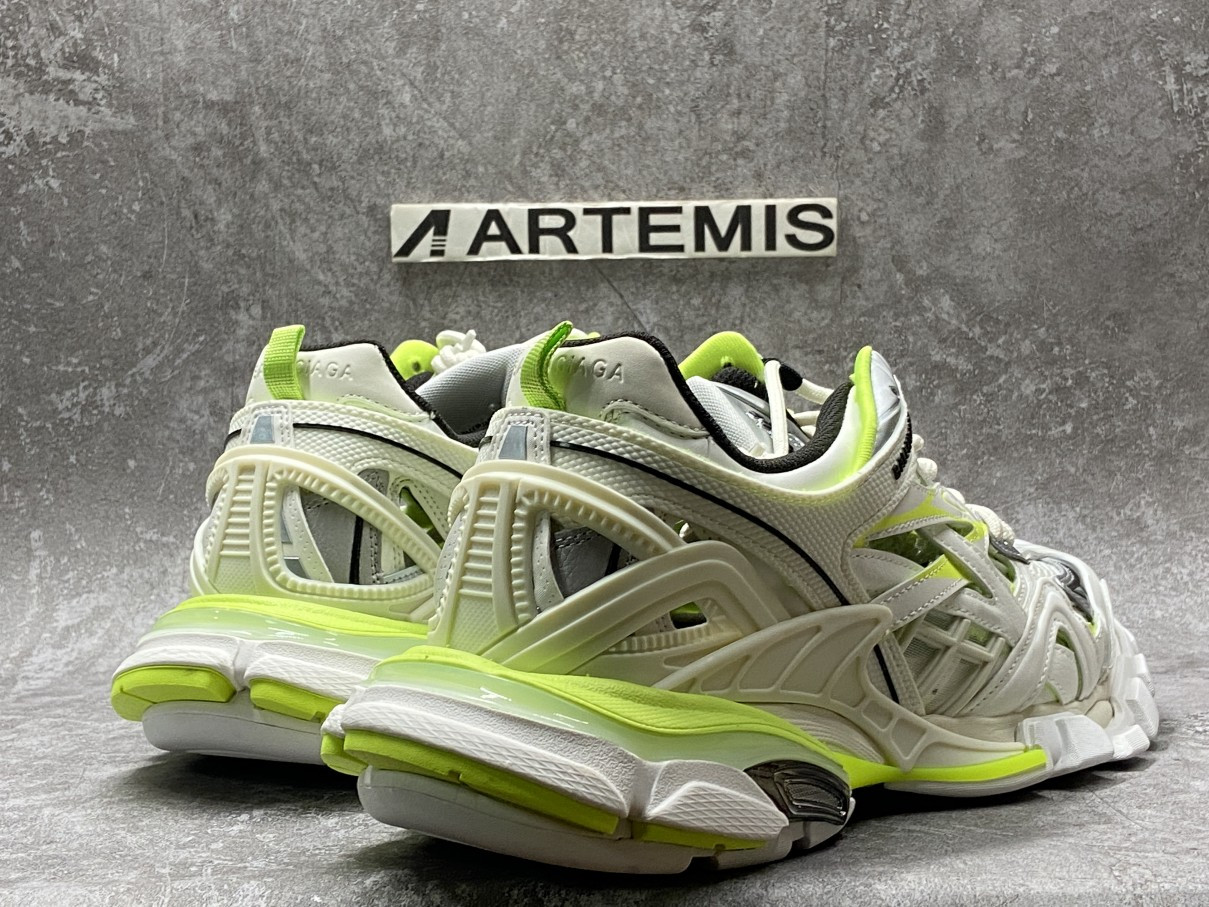 Balenciga Track Trainer White Fluo Yellow
