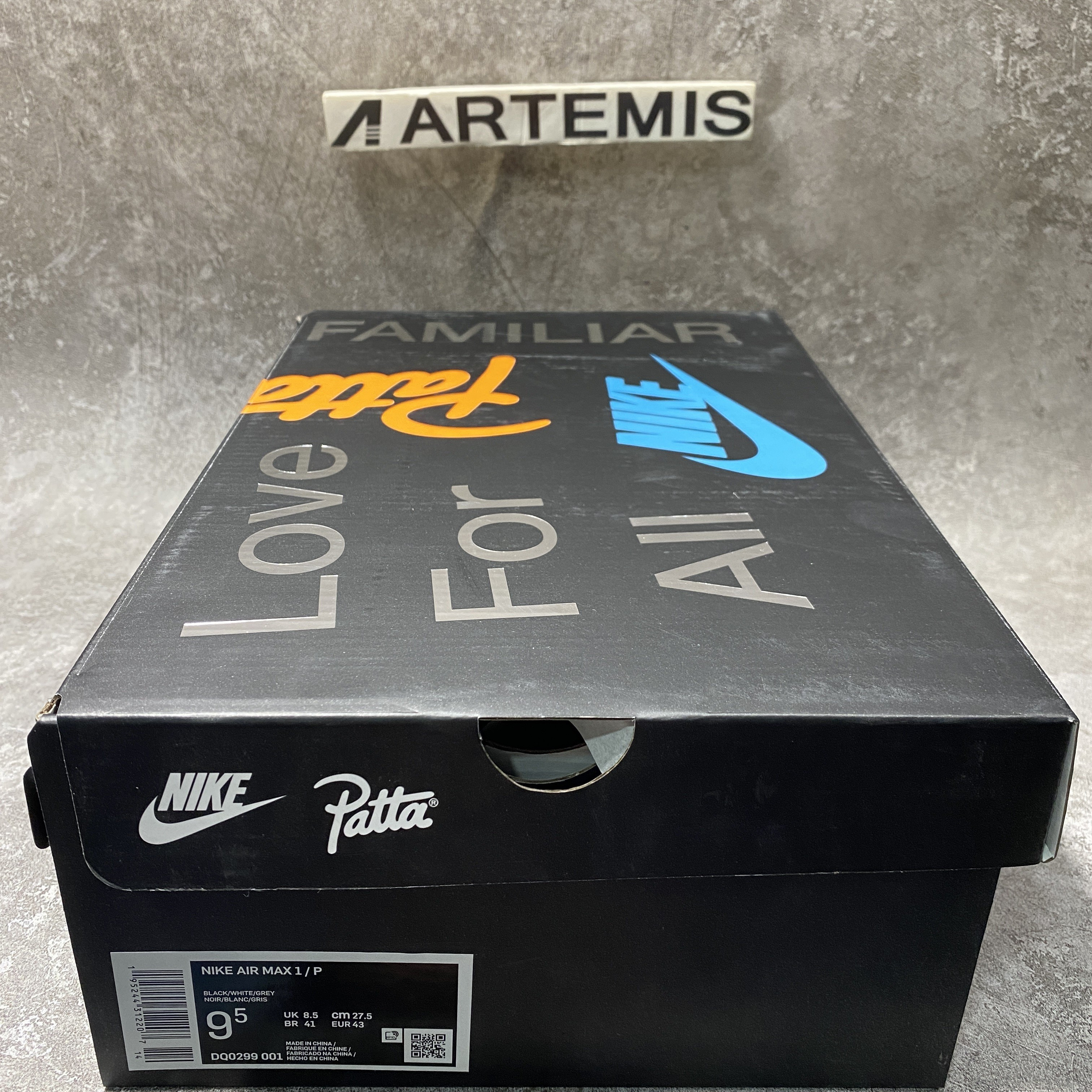 Nike Air Max 1 Patta Waves Black