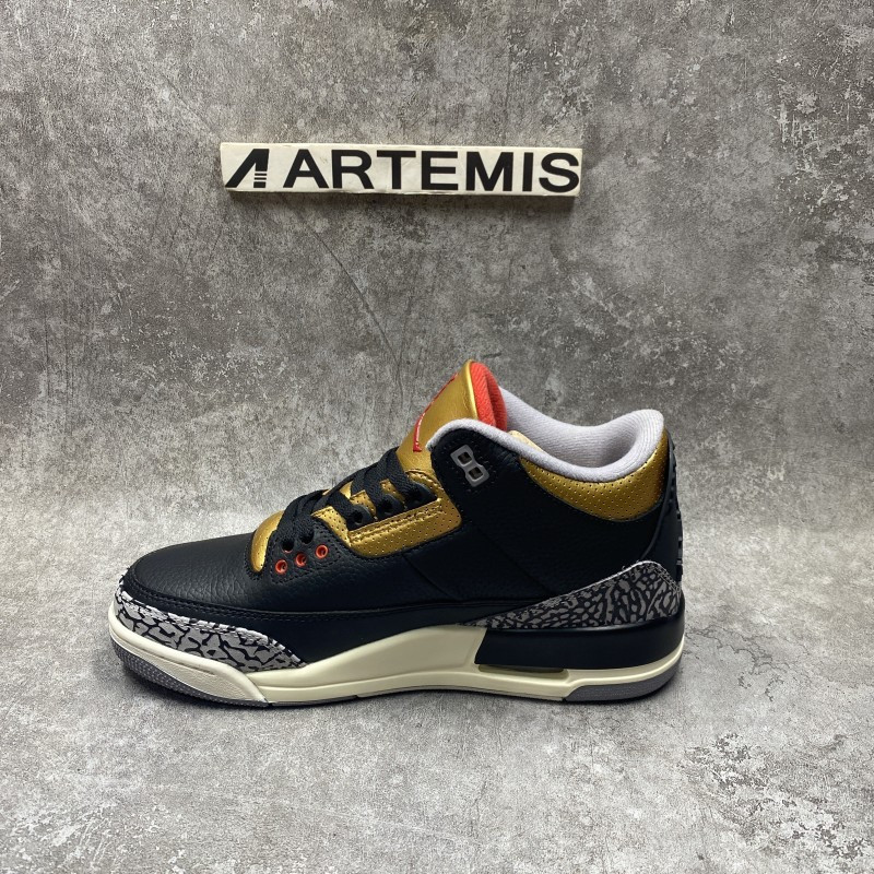 Air Jordan 3 Retro Black Gold