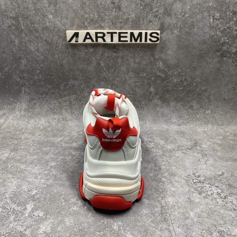 Balenciga x adida Triple S White Red