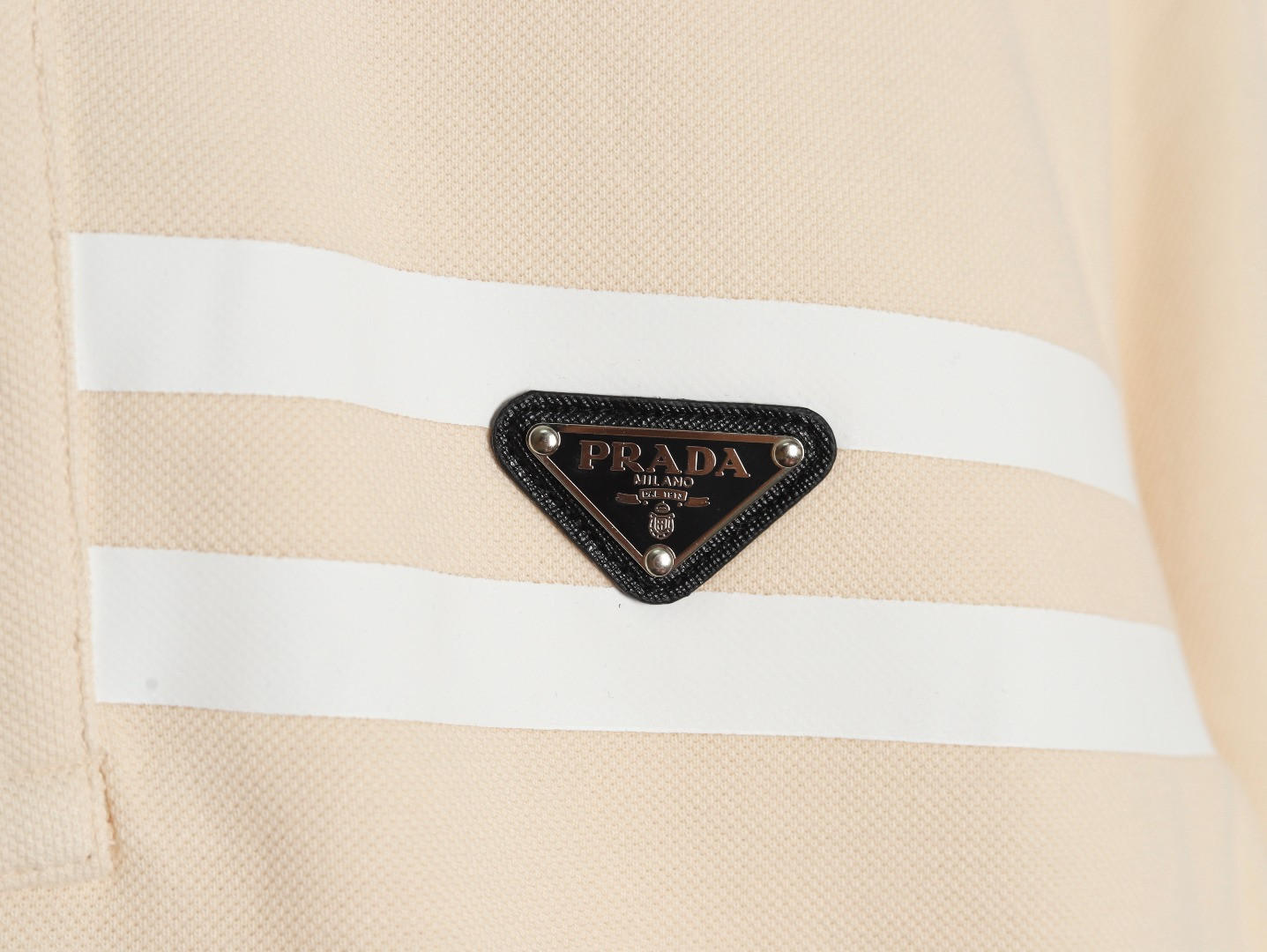 Pra*a short-sleeved polo shirt