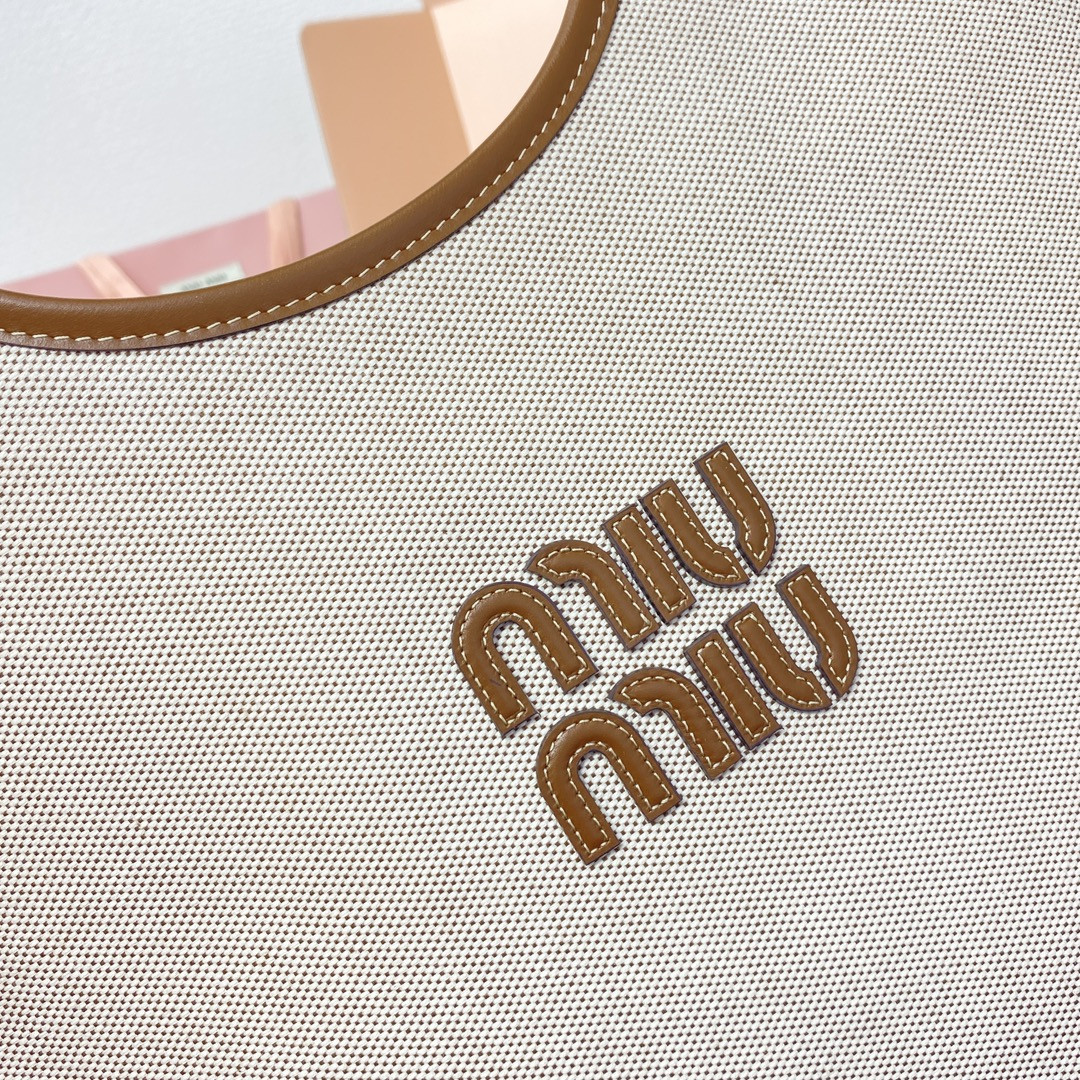 Miu Miu IVY canvas bag 40x35cm