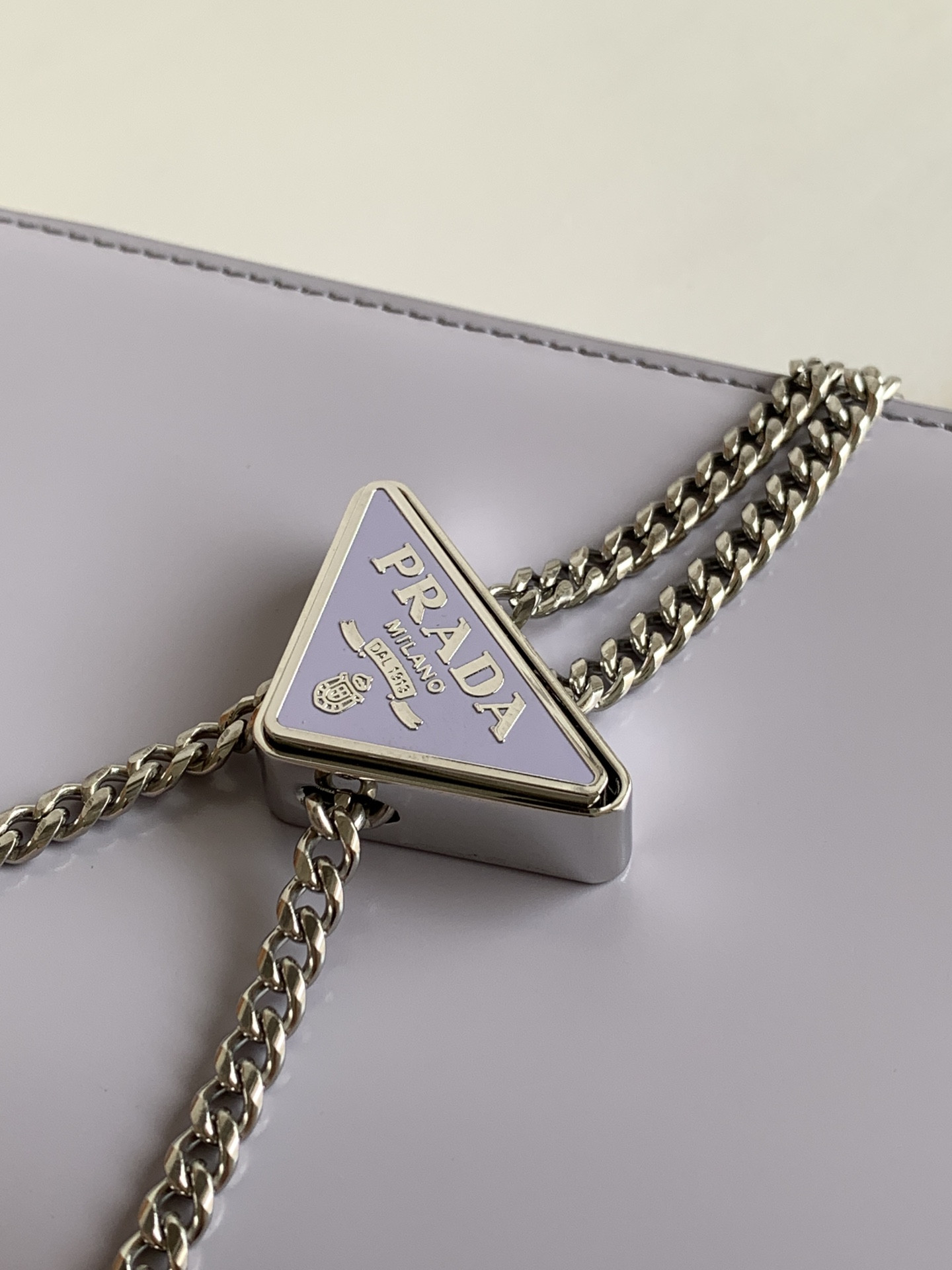 Pra*a brushed leather shoulder bag 17x 9.5x3.5cm